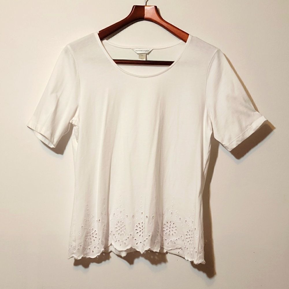 Christopher and Banks cotton blend t-shirt